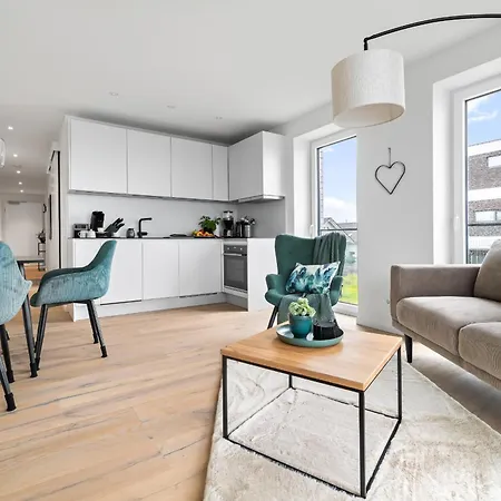 Strandfeder - Moderne Ostsee-Ferienwohnung Fuer Drei Im Ostseeresort Olpenitz Buitenkant foto