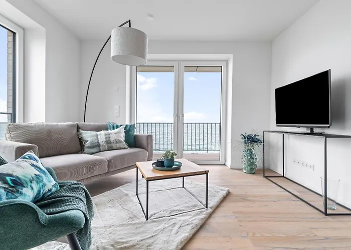 Strandfeder - Moderne Ostsee-Ferienwohnung Fuer Drei Im Ostseeresort Olpenitz
