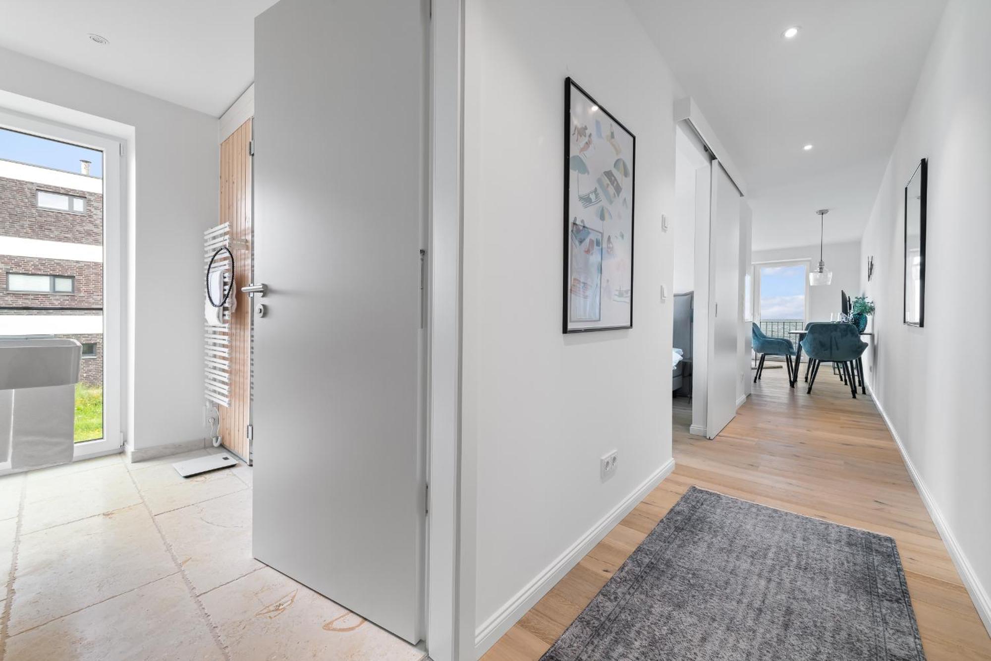 Strandfeder - Moderne Ostsee-ferienwohnung Fuer Drei Im Ostseeresort Apartment Olpenitz